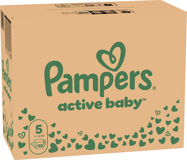 Фото - Одноразовые подгузники Pampers Active Baby Размер 5 (11-16 кг), 150 шт. (80750407)