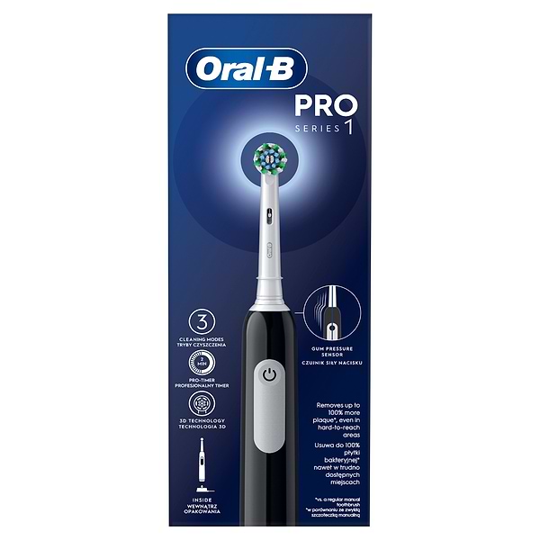 Фото - Уценка - Зубная щетка электрическая Oral-B Braun Pro1 D305.513.3 Black