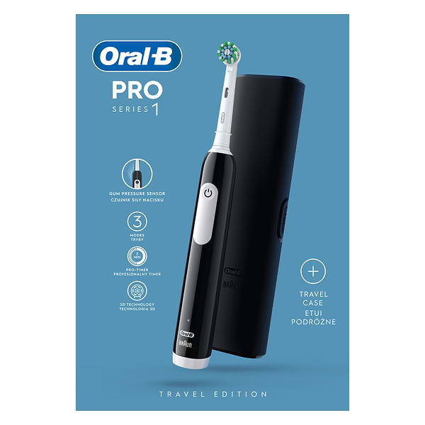 Фото - Зубна щітка електрична Oral-B Braun Pro1 D305.513.3 Black