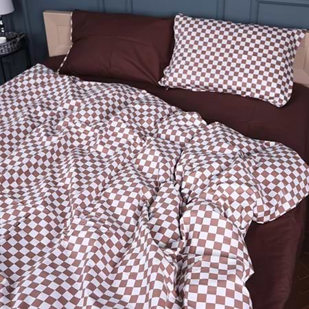 Комплект постільної білизни MirSon Сатин 22-1369 Classic Checkers 175х210 (2200010473698)