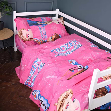 Комплект постельного белья MirSon Бязь Kids Time 17-0805 Disney Frozen 175х210 см (2200011448305)