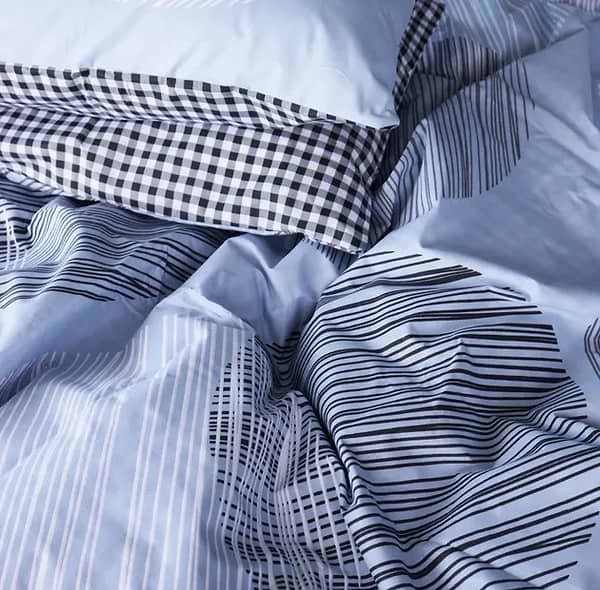 Фото - Комплект постельного белья MirSon Бязь 17-0748 Circles in Checks 175х210 см (2200010847468)