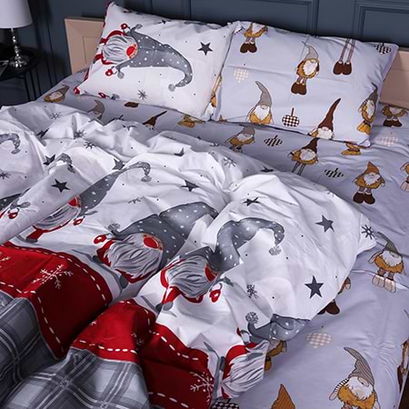 Комплект постельного белья MirSon Бязь 17-0676 Holiday Magic 175х210 см (2200010215359)