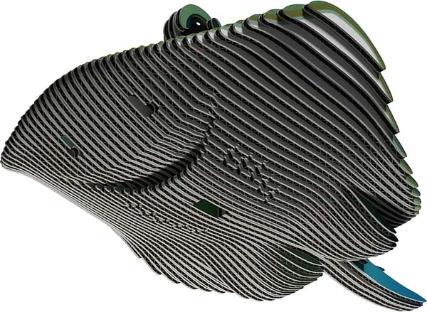 Фото - 3D пазлы EUGY Зоопарк: Скат (XEG-102)