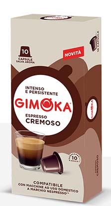 Фото - Кофе в капсулах Gimoka Cremoso 10 шт. (8003012001715)
