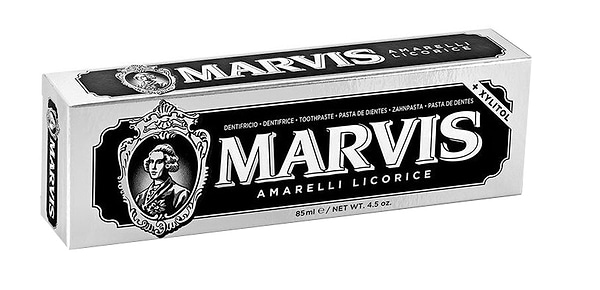 Фото - Зубна паста Marvis Амареллі лакриця та м'ята 85 мл (8004395111749)