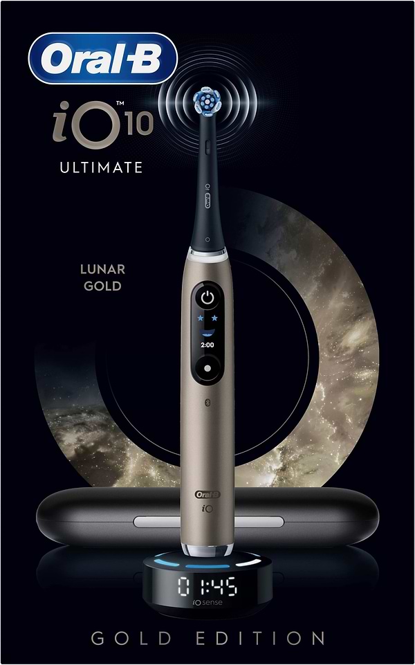 Фото - Зубная щетка электрическая Oral-B iO 10 Ultimate Lunar Gold / Лунное золото