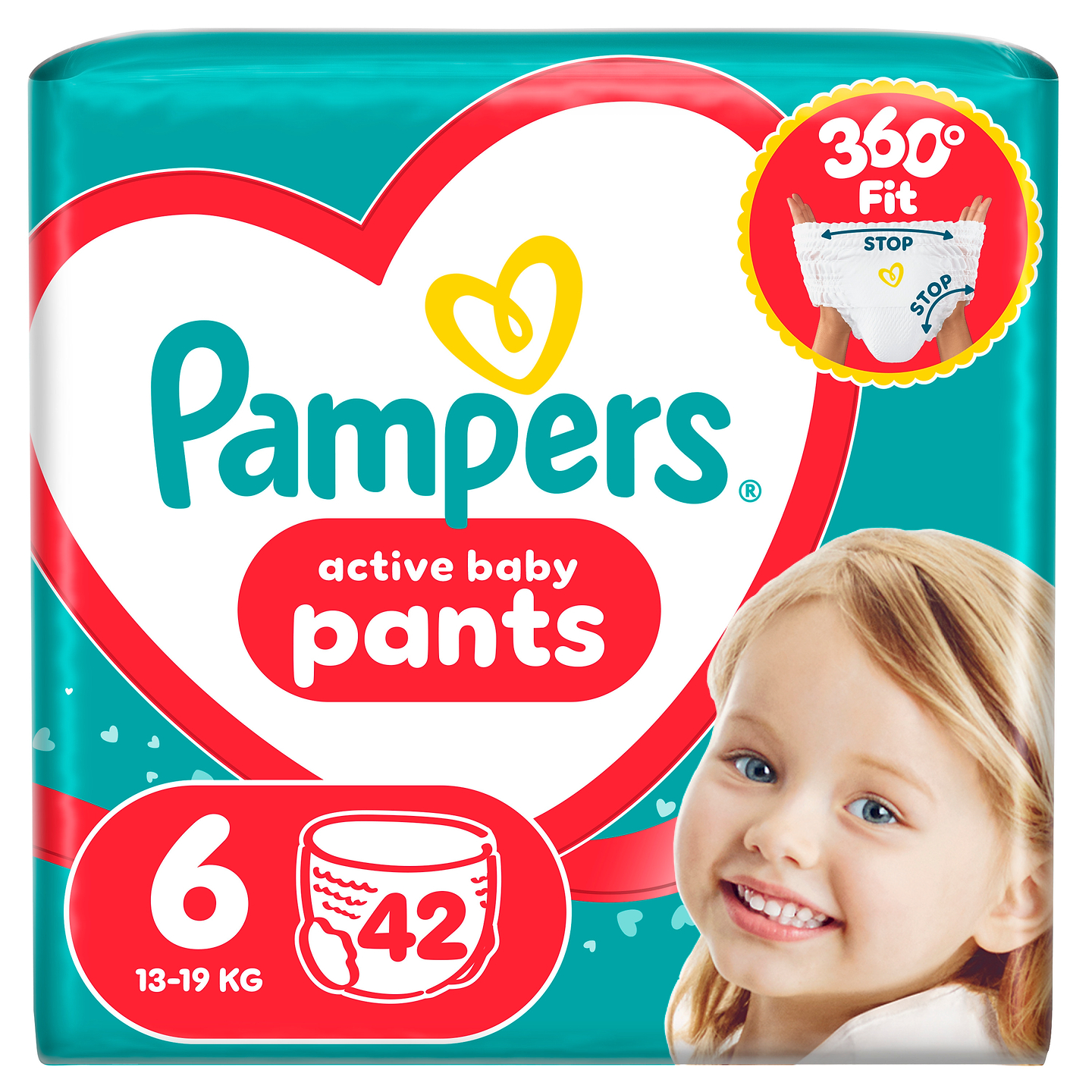 Одноразові підгузки-трусики Pampers Active Baby Pants Розмір 6 (13-19 кг) 44 шт (80894800)