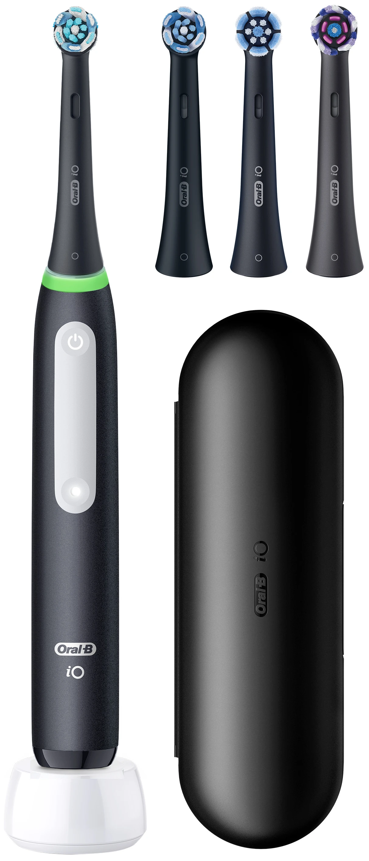 Зубна щітка електрична Oral-B iO 3 Gifting Edition Чорна + Дорожній чохол + 3 змінні насадки