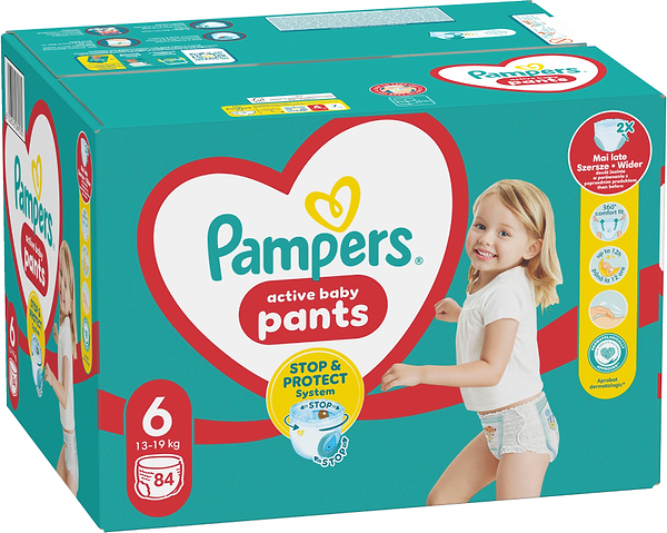 Фото - Одноразовые подгузники-трусики Pampers Active Baby Размер 6 (13-19 кг), 84 шт. (80751229) Фото - Одноразовые подгузники-трусики Pampers Active Baby Размер 6 (13-19 кг), 84 шт. (80751229)