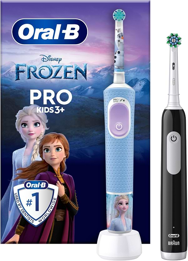Фото - Зубная щетка электрическая Oral-B Braun D103 Frozen типу 3708 (3+) + Pro 1 D305 тип 3791