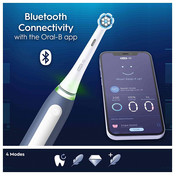Фото - Зубная щетка электрическая Oral-B Braun iO My Way Series 4 (10+ лет) iOG4K.2N6.1DK типа 3794 Ocean Blue + чохол
