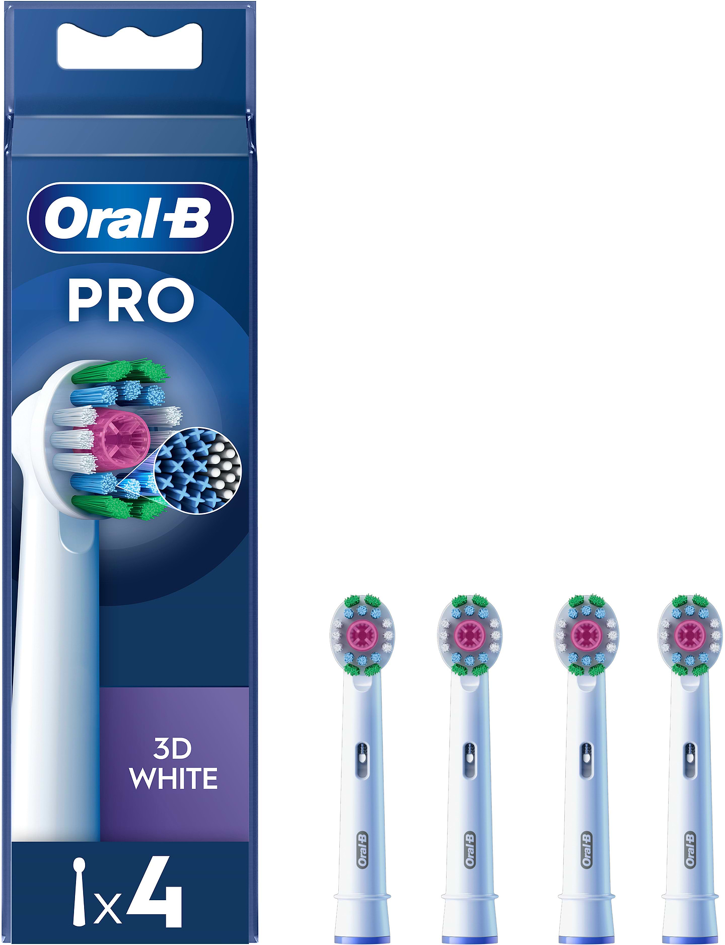 Насадка для зубної щітки Oral-B Braun 3D White EB18pRX 4 шт - Фото 1
