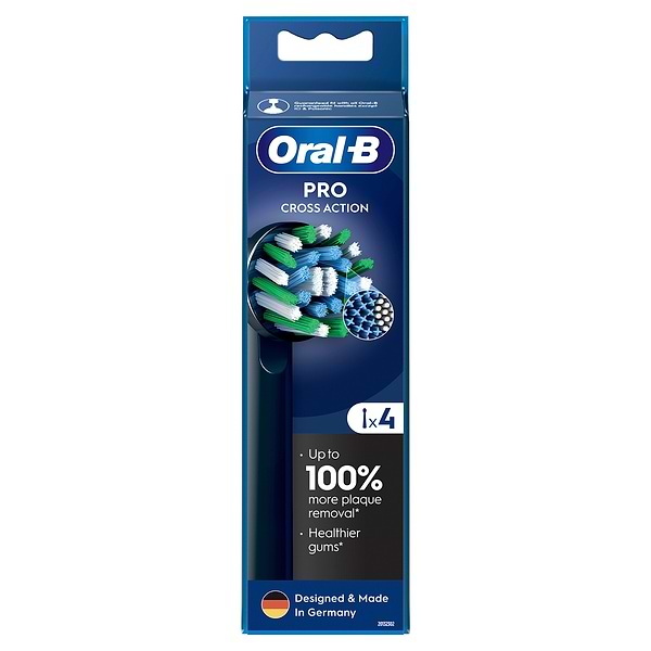 Фото - Насадка для зубної щітки Oral-B Braun Cross Action EB50BRX 4 шт
