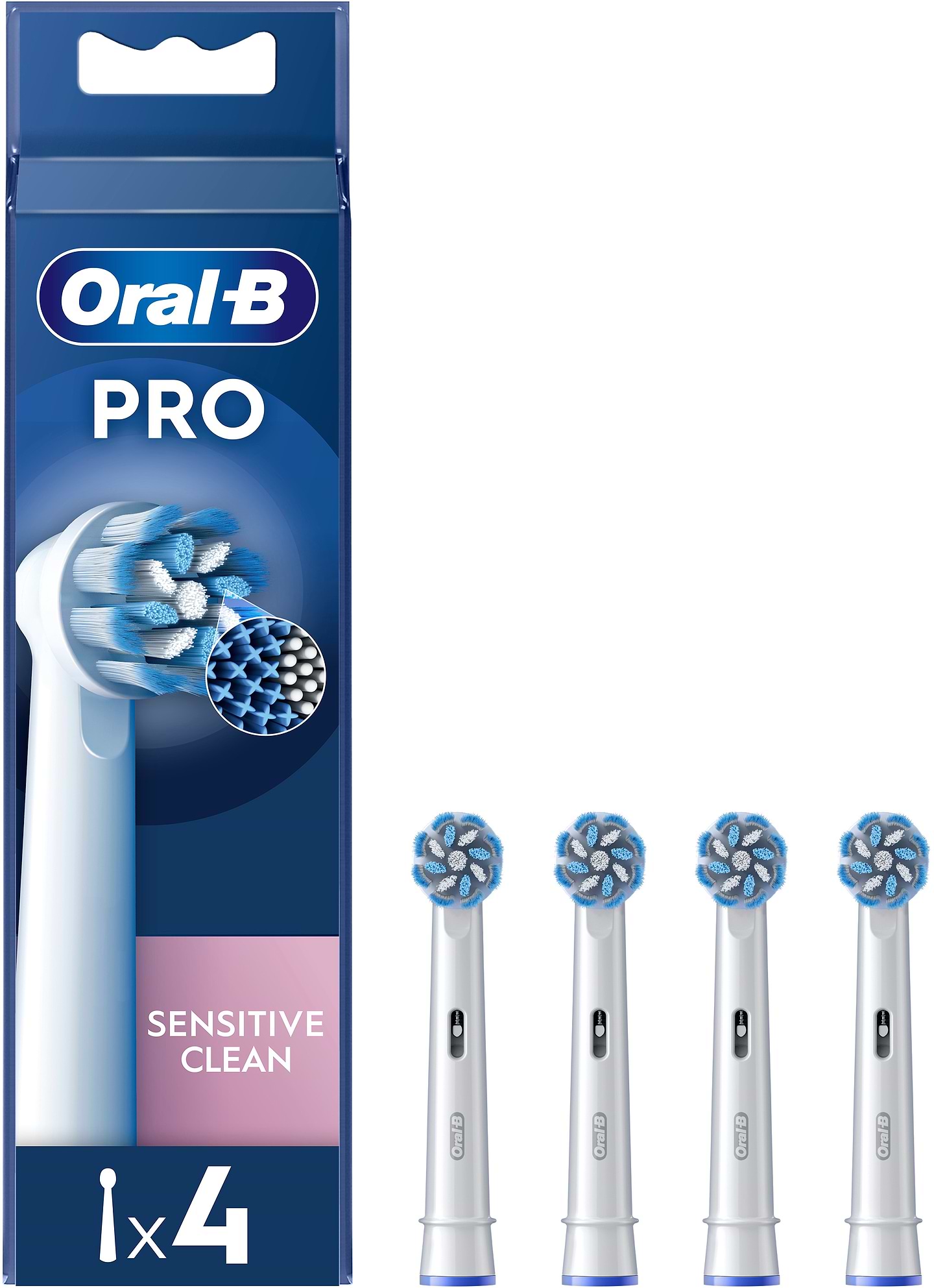 Насадка для зубної щітки Oral-B Braun Sensitive Clean EB60X 4 шт - Фото 1