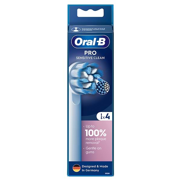 Фото - Насадка для зубной щетки Oral-B Braun Sensitive Clean EB60X 4 шт