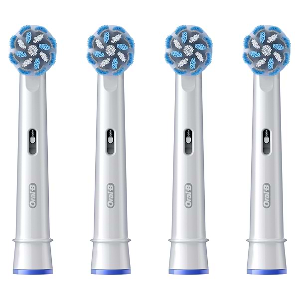 Фото - Насадка для зубной щетки Oral-B Braun Sensitive Clean EB60X 4 шт