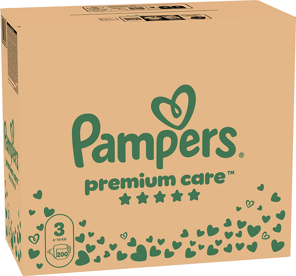 Фото - Одноразовые подгузники Pampers Premium Care Размер 3 (6-10 кг), 200 шт. (80789143)