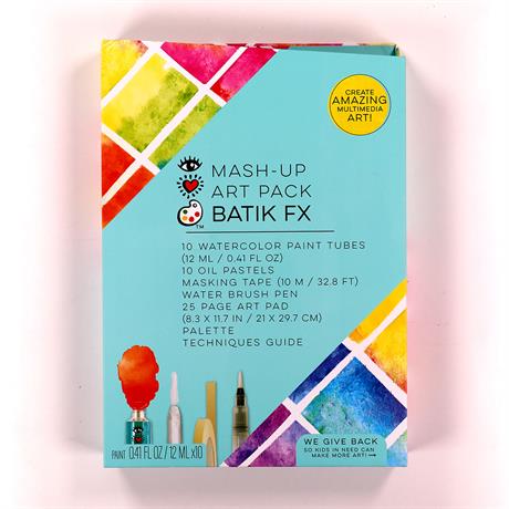 Фото - Набор для рисования I heart art Батик-коллаж с акварельными красками и восковым мелом (8007)