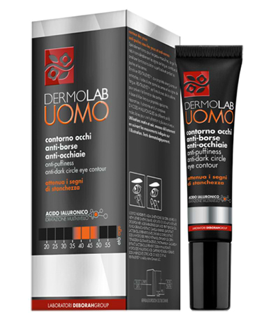 Фото - Крем для шкіри навколо очей DERMOLAB проти набряків та темних кіл 15 мл (8009518392760)