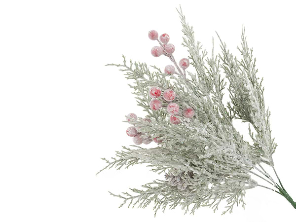 Фото - Гілка декоративна Lefard хвойна 36 см (801-536)