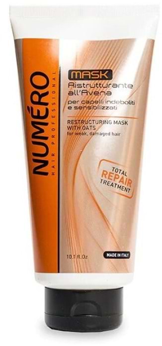 Маска для волос Numero восстанавливающая с экстрактом овса 300 мл (8011935052882) - Фото 1