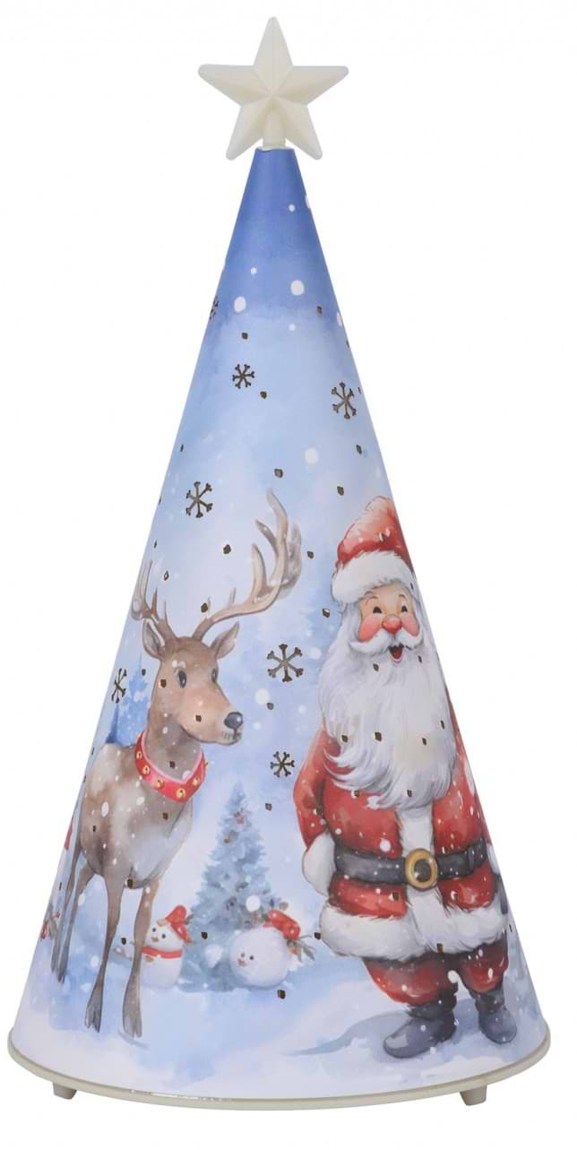 Декор New Year YES! Fun Ялинка-світильник 22 см LED (801217)