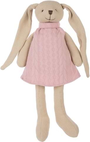 М'яка іграшка Canpol babies Кролик, рожева (80/200_pin) - Фото 1