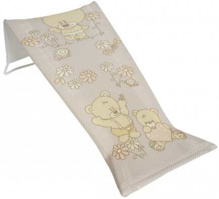 Гамак для купання в ванночку Tega Baby з малюнком Ведмедики, Рожевий (MS-026-119) - Фото 1