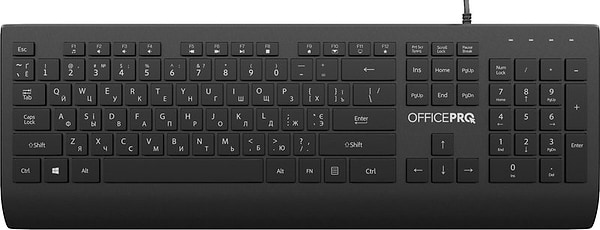 Фото - Клавіатура дротова OfficePro SK360 Black