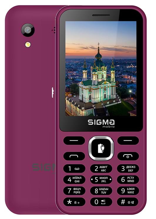 Мобильный телефон Sigma mobile X-style 31 Power TYPE-C Purple - Фото 1