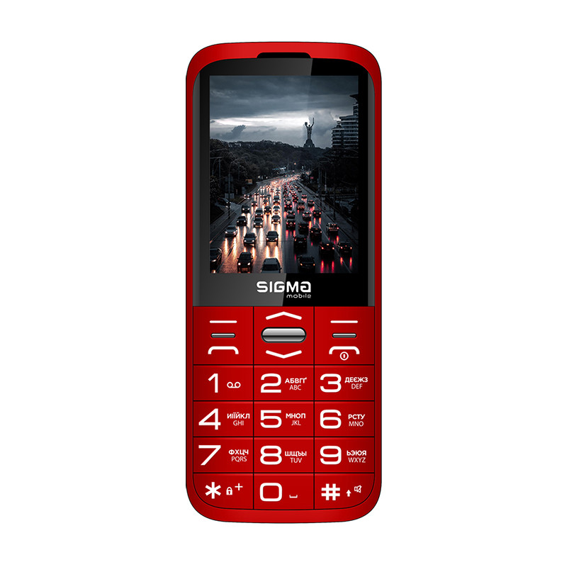 Мобільний телефон Sigma mobile Comfort 50 GRACE TYPE-C Red - Фото 1
