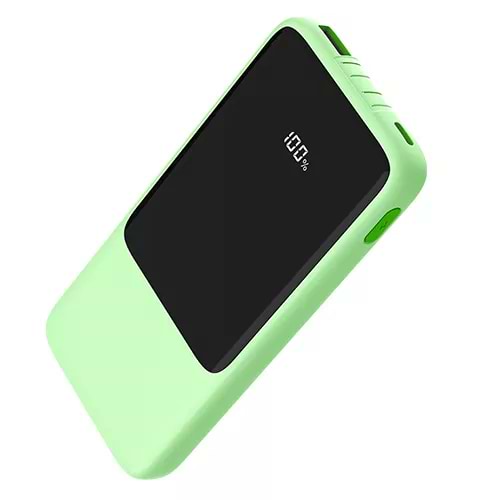 Батарея мобильная Infinix XP07 Li-Pol 10000mAh 22.5W Green - Фото 1