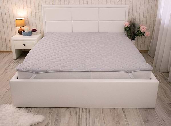 Фото - Наматрасник Руно 80х200 силикон на резинке (817.52СУ_Grey White)