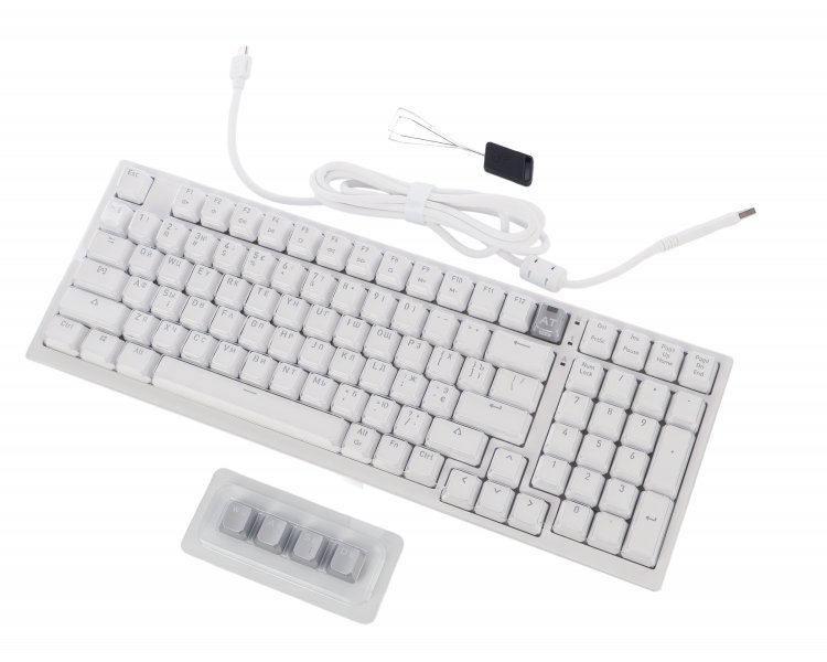 Фото - Клавиатура проводная игровая Bloody AT98 (White)