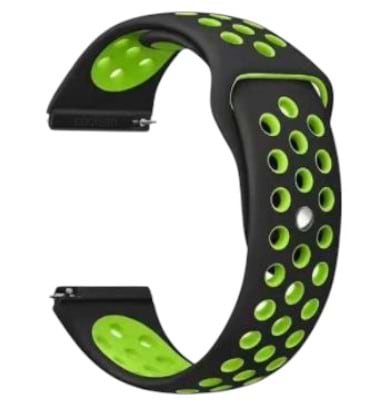 Ремінець для смарт-годинника BeCover Vents Style for Honor MagicWatch 2 / Huawei Watch 3 Pro Classic 46mm Black-Green (707071)