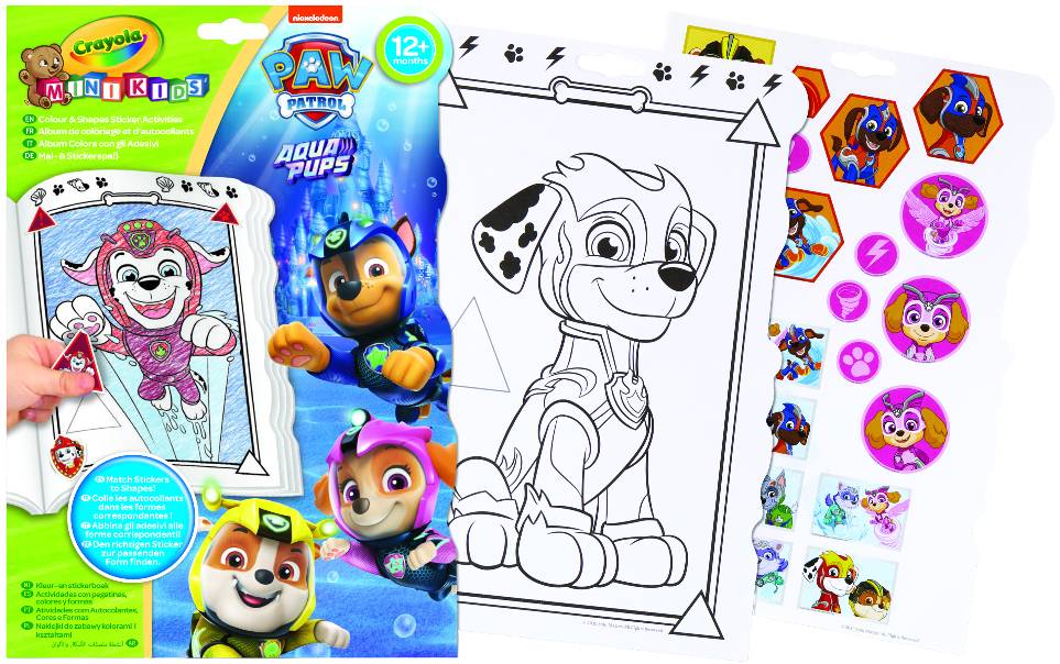 Набор для рисования Crayola Mini Kids Paw Patro 32 стор. и 4 стор. наклеек (81-1373G)