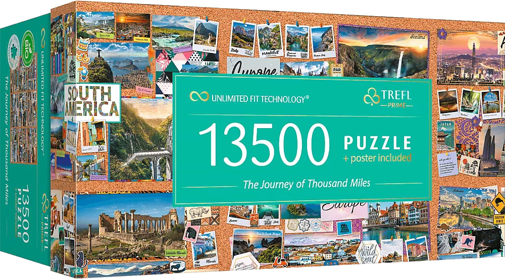 Пазлы (8+) Trefl 13500 UFT Путешествие тысячи миль (10257)