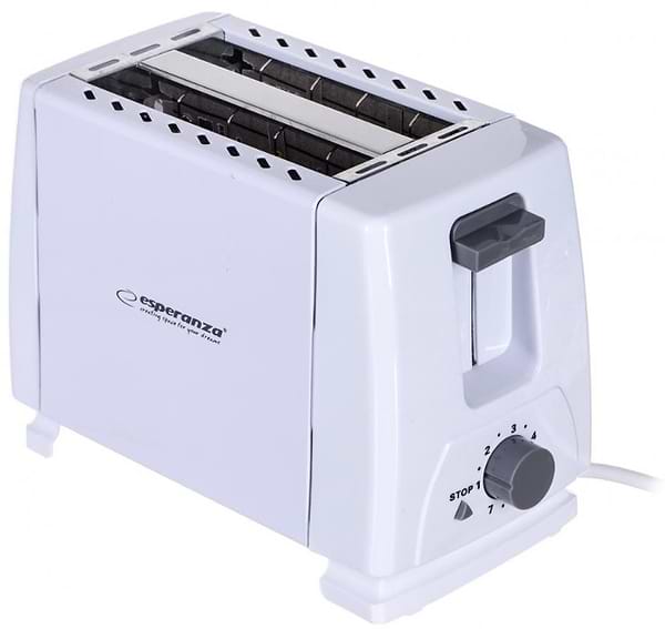 Фото - Тостер Esperanza Caprese 600 IN White (EKT001) Фото - Тостер Esperanza Caprese 600 IN White (EKT001)
