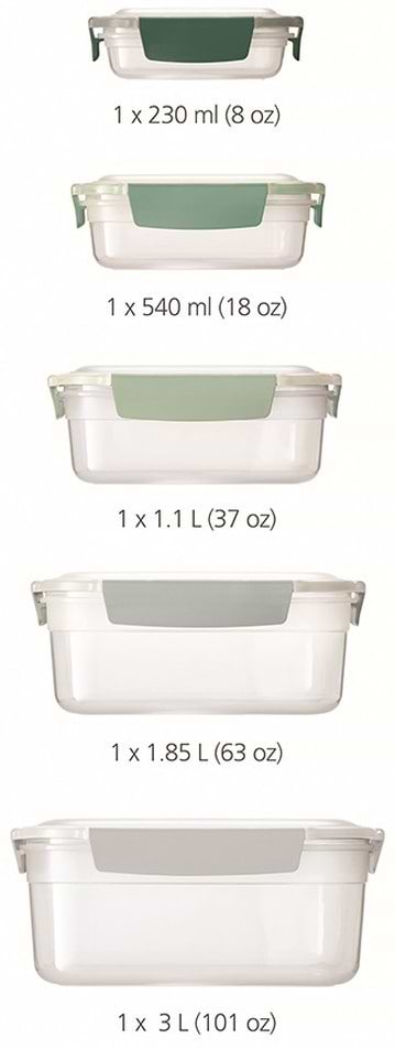 Фото - Набор емкостей для хранения Joseph Joseph 5 пр. 81127