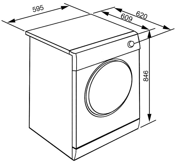 Фото - Сушильная машина Smeg DHT83LIN