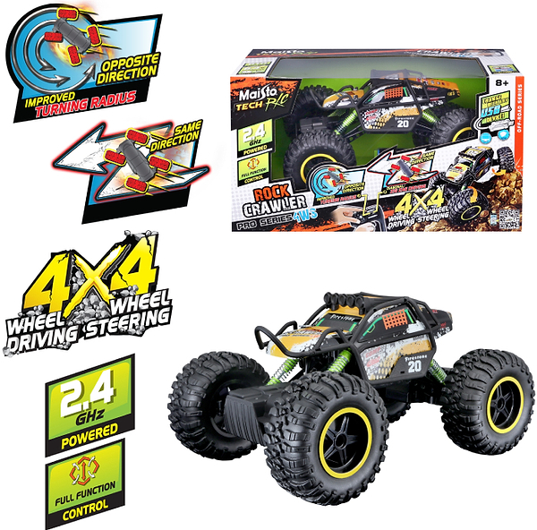 Фото - Радиоуправляемая машинкаMaisto Tech Rock Crawler Pro (81334 black)