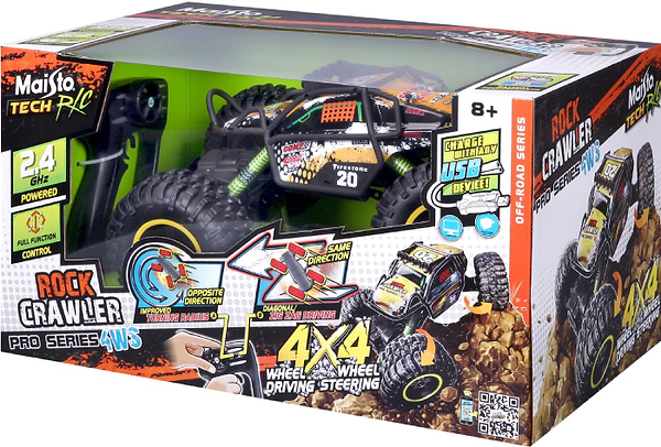 Фото - Радиоуправляемая машинкаMaisto Tech Rock Crawler Pro (81334 black)