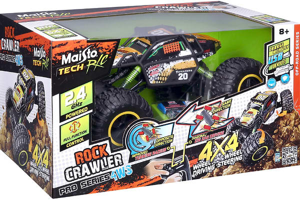 Фото - Радиоуправляемая машинкаMaisto Tech Rock Crawler Pro (81334 black)