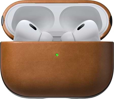 Чохол для навушників Nomad Modern Leather Case English Tan for Airpods 4th Gen (NM014575858)