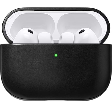Чохол для навушників Nomad Modern Leather Case Black for Airpods 4th Gen (NM014582858)