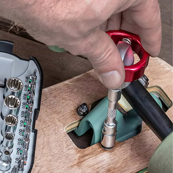 Фото - Викрутка зі змінними бітами Trotec 40 шт. Bit and Socket Wrench Set (6200001005)