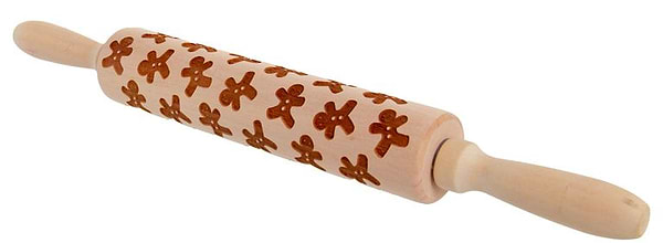 Фото - Скалка Lefard Имбирный человечек 39 см (815-052)