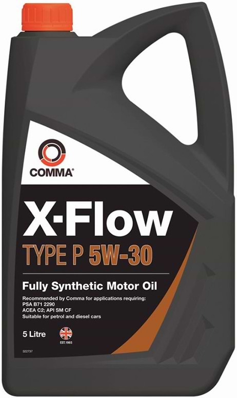 Олива для авто COMMA X-FLOW TYPE P 5W-30 5л (XFP5L)
