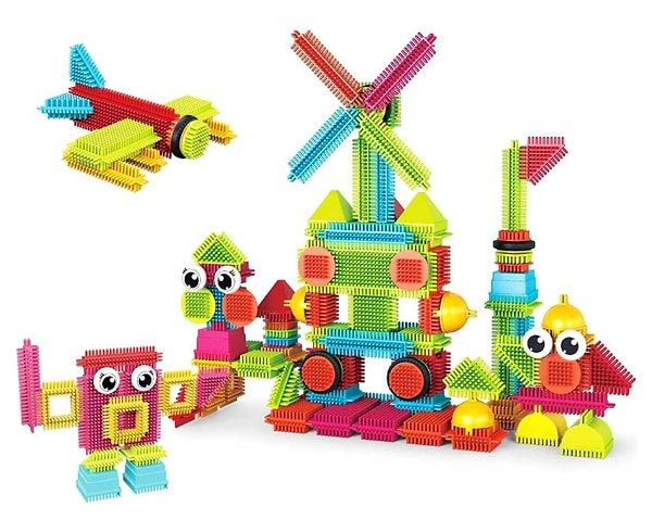 Фото - Пластиковый конструктор Picasso Tiles HEDGEHOG BUILDING BLOCKS SET 112 деталей (22631)